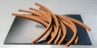 Bernar Venet – Uneven Collapse: 11 Arcs, 2022 – Metaal