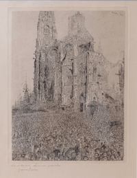 James Ensor – La Cathédrale, 1896 – Aguafuerte