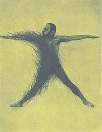 Arnulf Rainer – Body Pose III, 1971 - 1975 – Mischtechnik