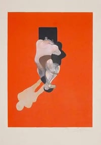 Francis Bacon – Triptych (Centre), 1983 – Lithograph