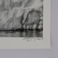Robert Longo – Wall of Ice, 2017 – Pigment print