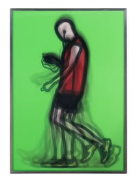 Julian Opie – Mechanic (from Walking in London II), 2014 – Mixed média