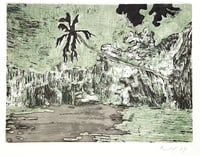 Peter Doig – Black Palm, 2004 – Radierung