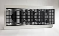 Antonio Asis – 3 ovals noir et blanc, 2012 – Mixed Media