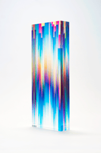 Felipe Pantone – Subtractive Variability Vitreum 3, 2025 – Acryl Skulptur