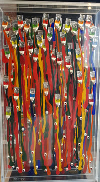 Fernandez Arman – Accumulation de tubes de peinture, 1975 – Mixed média