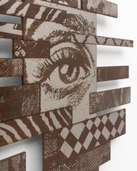 Vhils – Composed, 2022 – Metall