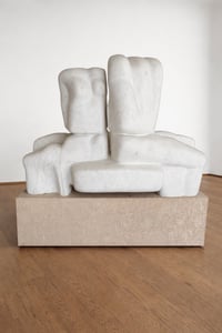 Livia Canestraro – Seated Couple, ca 1985 – Marmor