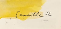 Guillaume Corneille – Composition abstraite, 1952 – Mixed média