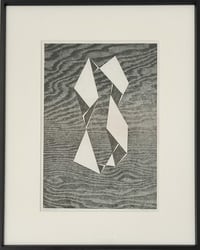Josef Albers – Astatic (Danilowitz 116), 1944 – Xylographie
