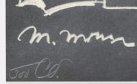 Claes Oldenburg – M.Mouse (with) 1 Ear (equals) Tea Bag Blackboard Version, 1973 – Técnica mixta