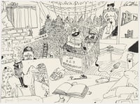 Red Grooms – Untitled from The New York Collection for Stockholm, 1973 – Screen-print