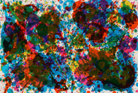Sam Francis – Untitled (from the Fresh Air School portfolio), 1972 – Litografía