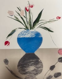 David Hockney – Pretty Tulips, 1970 – Lithograph