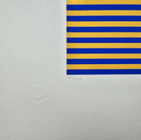 Carlos Cruz-Diez – Composition '5 E'. Induction Chromatique, 1974 – Screen-print