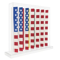 Yaacov Agam – A tribute work from the residents of Israel to the residents of the United States, 1985 – Mischtechnik