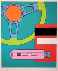 Michael Craig-Martin – Intimate Relations II, 2021 – Screen-print