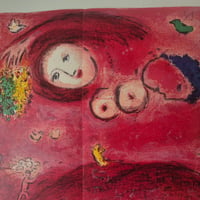 Marc Chagall – Printemps au Pré (from Daphnis and Chloe), 1961 – Lithograph