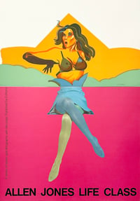 Allen Jones – Life Class, Title page, 1968 – Lithograph