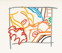 Tom Wesselmann – Bedroom Blonde Doodle with Photo, 1988 – Screen-print