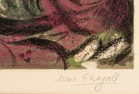 Marc Chagall – Job in Despair, 1960 – Lithograph