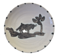 Pablo Picasso – Taureau sous l'arbre (Bull under the Tree), 1952 – Ceramic