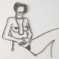 Tom Wesselmann – Monica with Necklace, Hands Folded, 1985-1990 – Metall