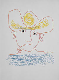 Pablo Picasso – Young Spanish Peasant, 1970 – Lithographie