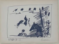 Pablo Picasso – Les Banderilles from A los toros avec Picasso, 1961 – Lithographie