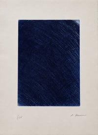 Arnulf Rainer – Blue Hour, 2017 – Gravure