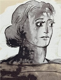 Henry Moore – La Poesie: Creole Lady (C. 321), 1973-1975 – Litografía