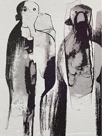 Henry Moore – La Poesie: Four Standing Figures (C. 323), 1973-1975 – Litografía