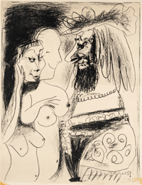 Pablo Picasso – Le Vieux Roi, 1959 – Lithographie