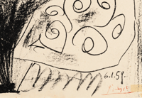 Pablo Picasso – Le Vieux Roi, 1959 – Lithographie