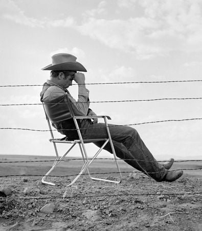 Worth, Frank | James Dean seated (black and white) — available on Composition Gallery
