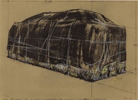 Christo, Javacheff | Packed Hay, 1973 — available on Composition Gallery