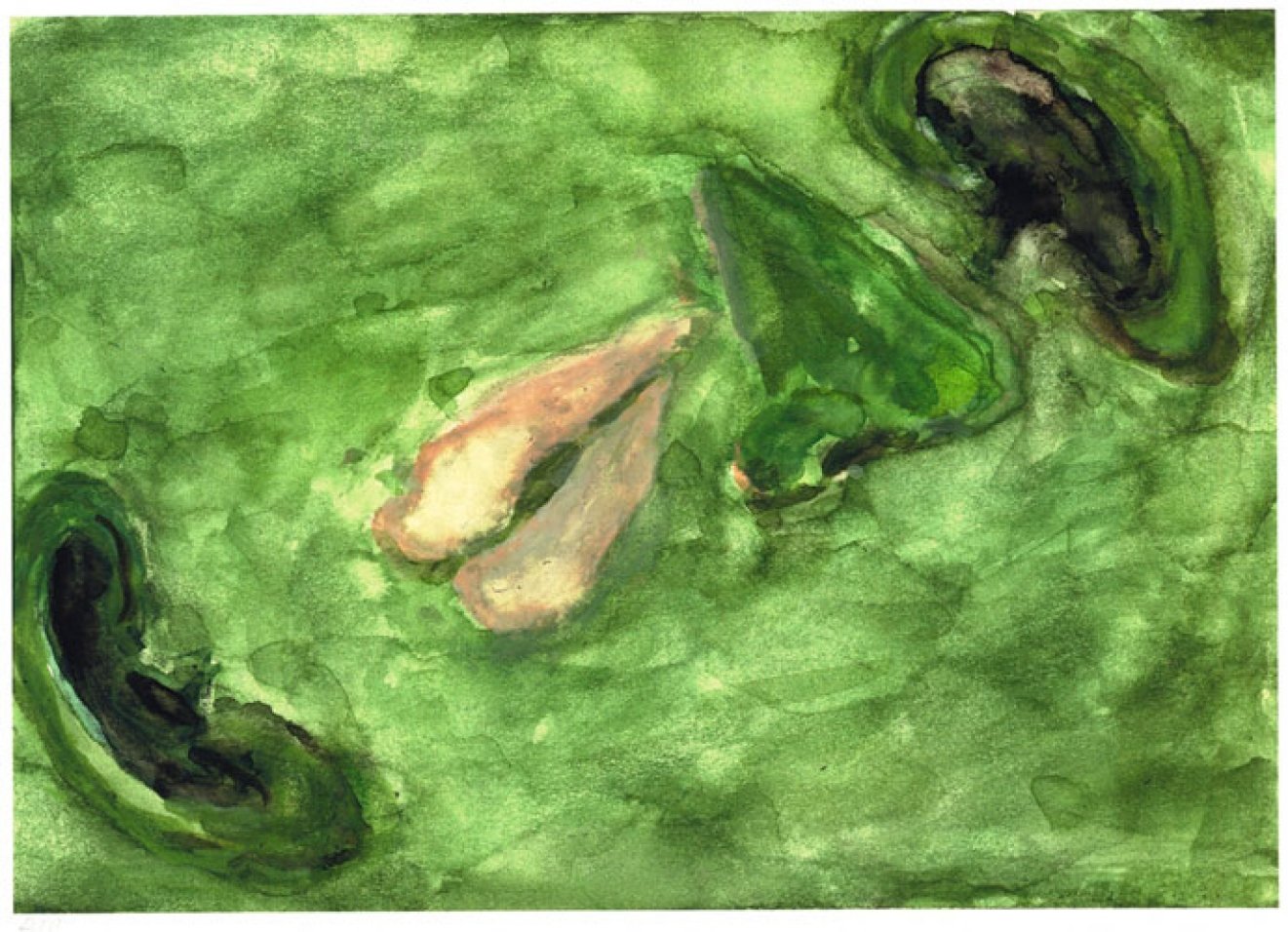 Rothenberg, Susan | Face, 2001 — available on Composition Gallery