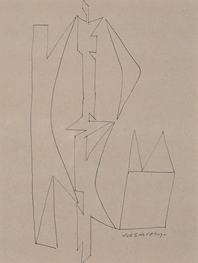 Vasarely, Victor | Drawing II — available on Composition Gallery