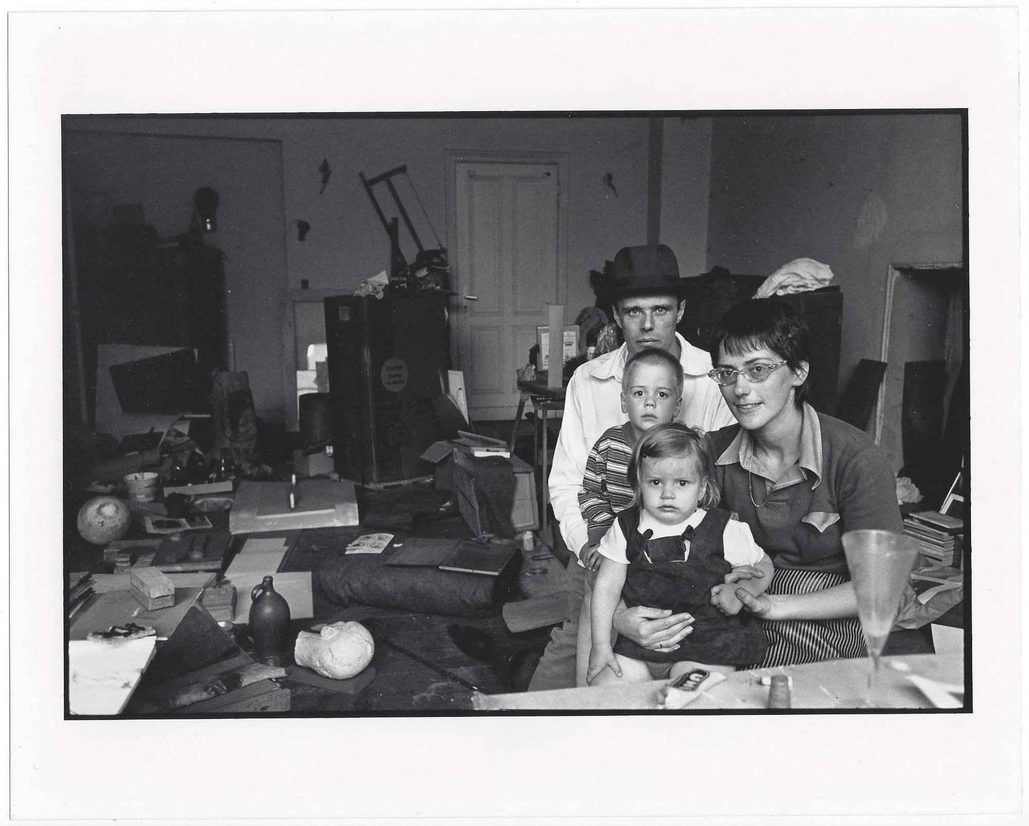 Freed, Leonard | Joseph Beuys and his Family in his Home in Oberkassel, 1965 — available on Composition Gallery