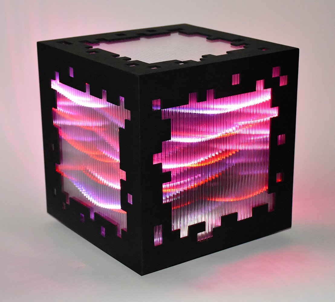 Mini voxels light red