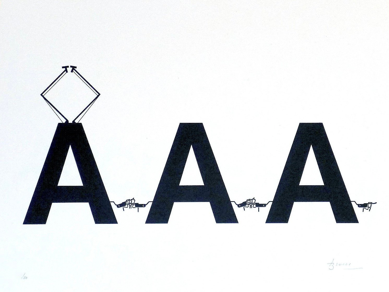 Brossa, Joan | Comboi, 1989 — available on Composition Gallery