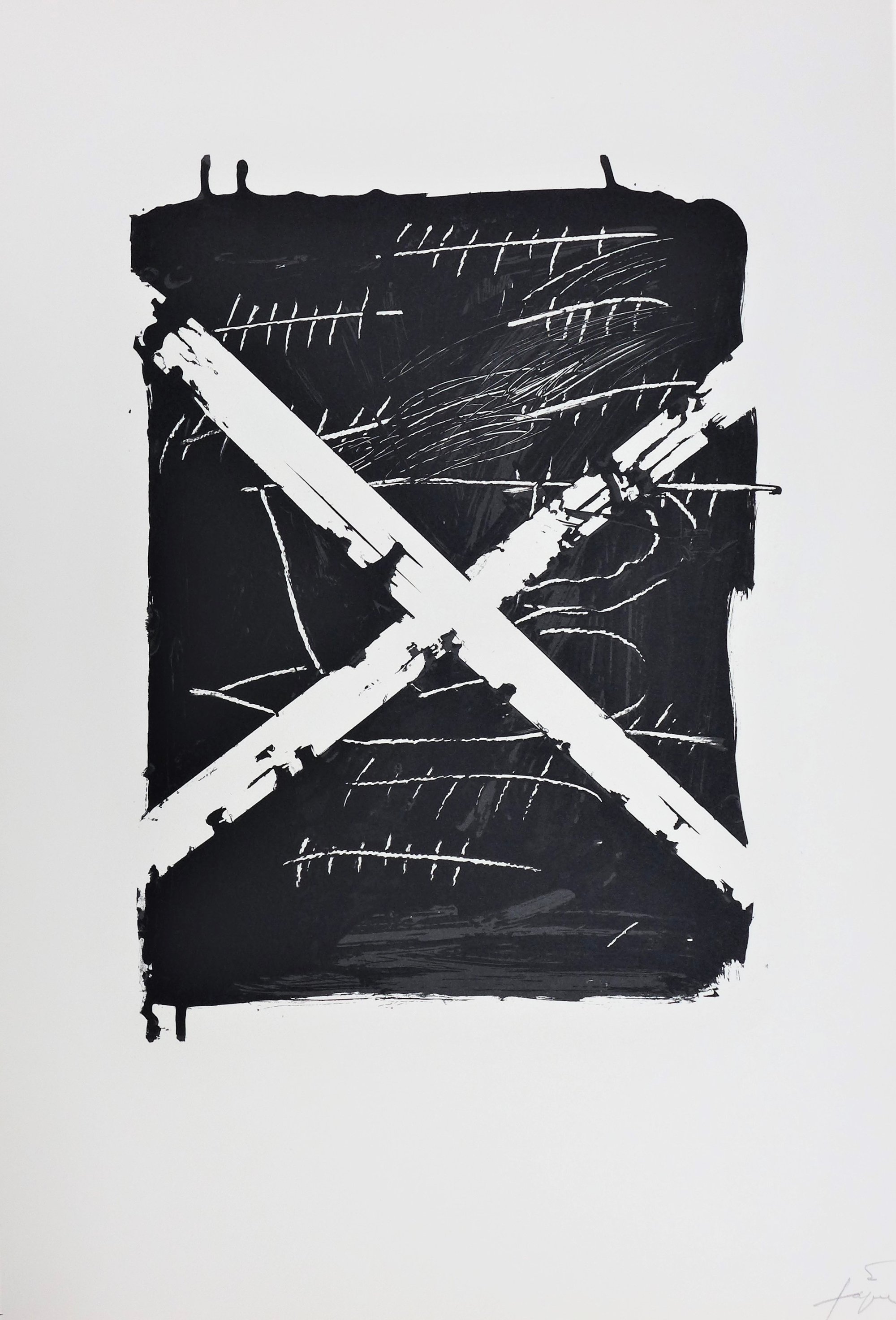 Tapies, Antoni | Llambrec-8 , 1975 — available on Composition Gallery