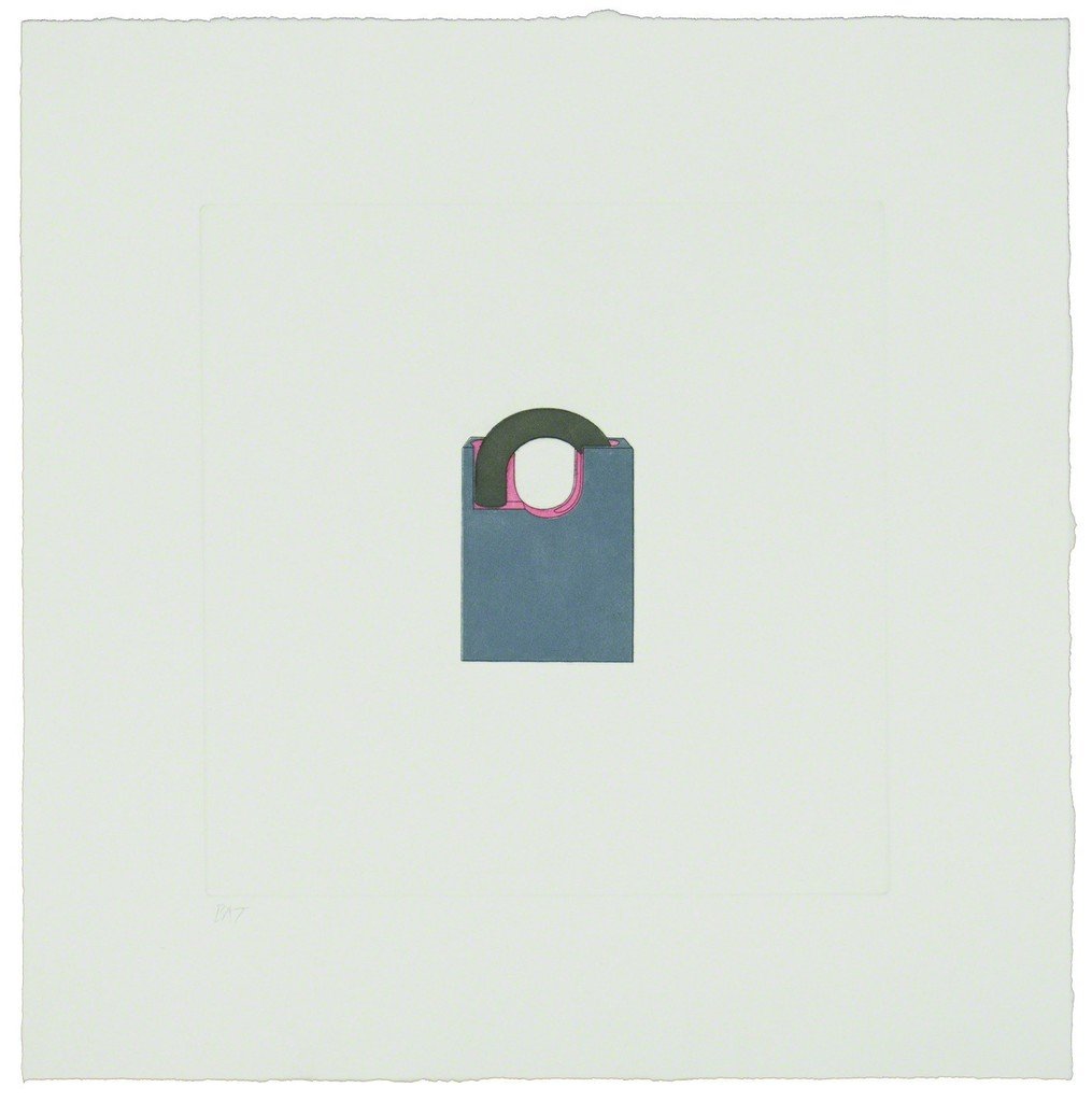 Craig-Martin, Michael | The Catalan Suite II - Padlock, 2013 — available on Composition Gallery