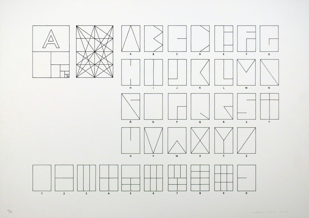 López, Mateo | Tipografía de papel, 2012 — available on Composition Gallery