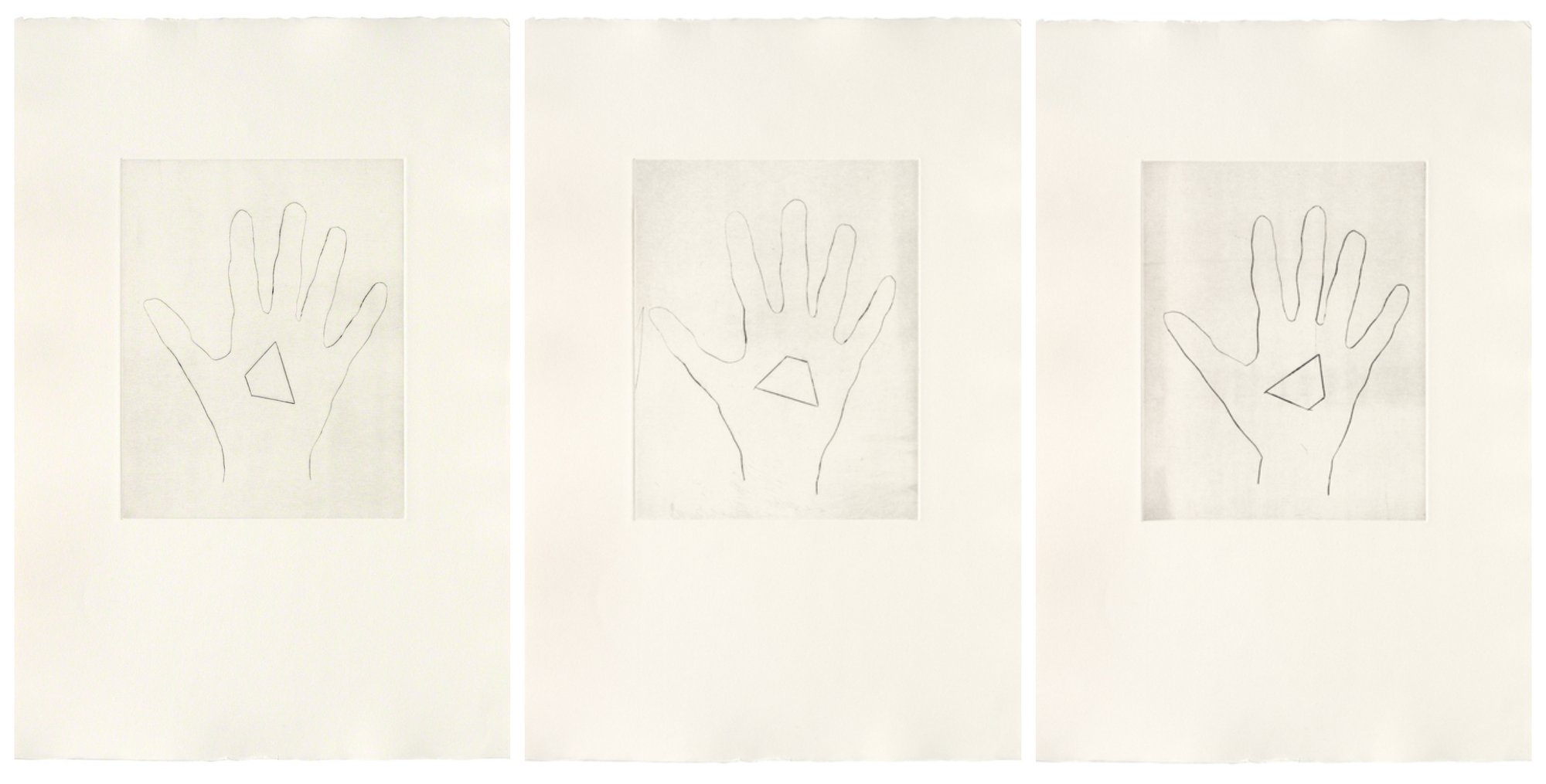 My Left Hand Holding a Piece 3 