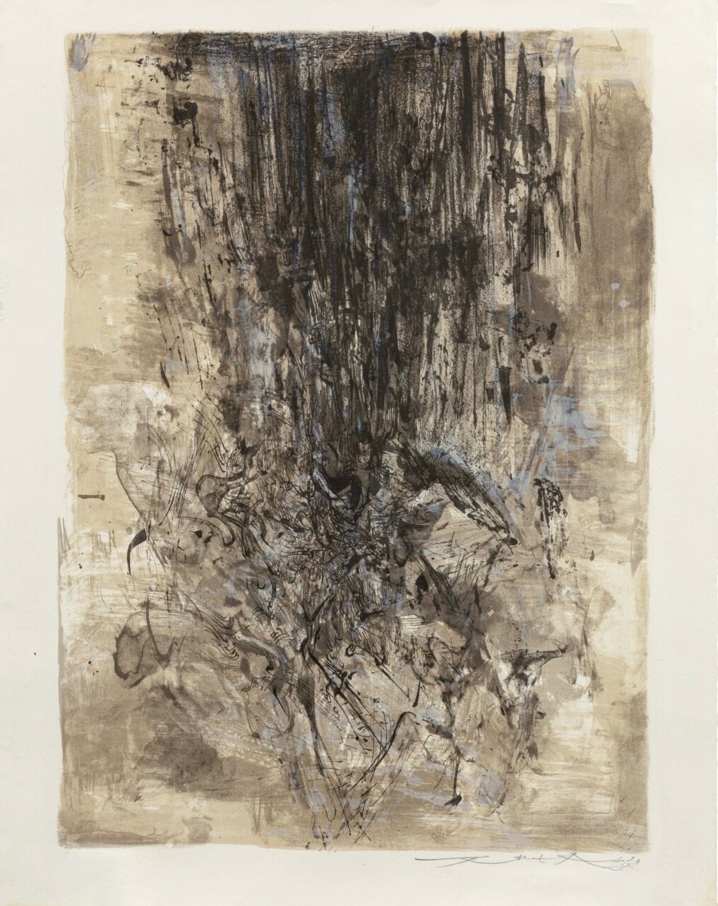 Wou-Ki, Zao | Untitled (A. 127), 1960 — available on Composition Gallery