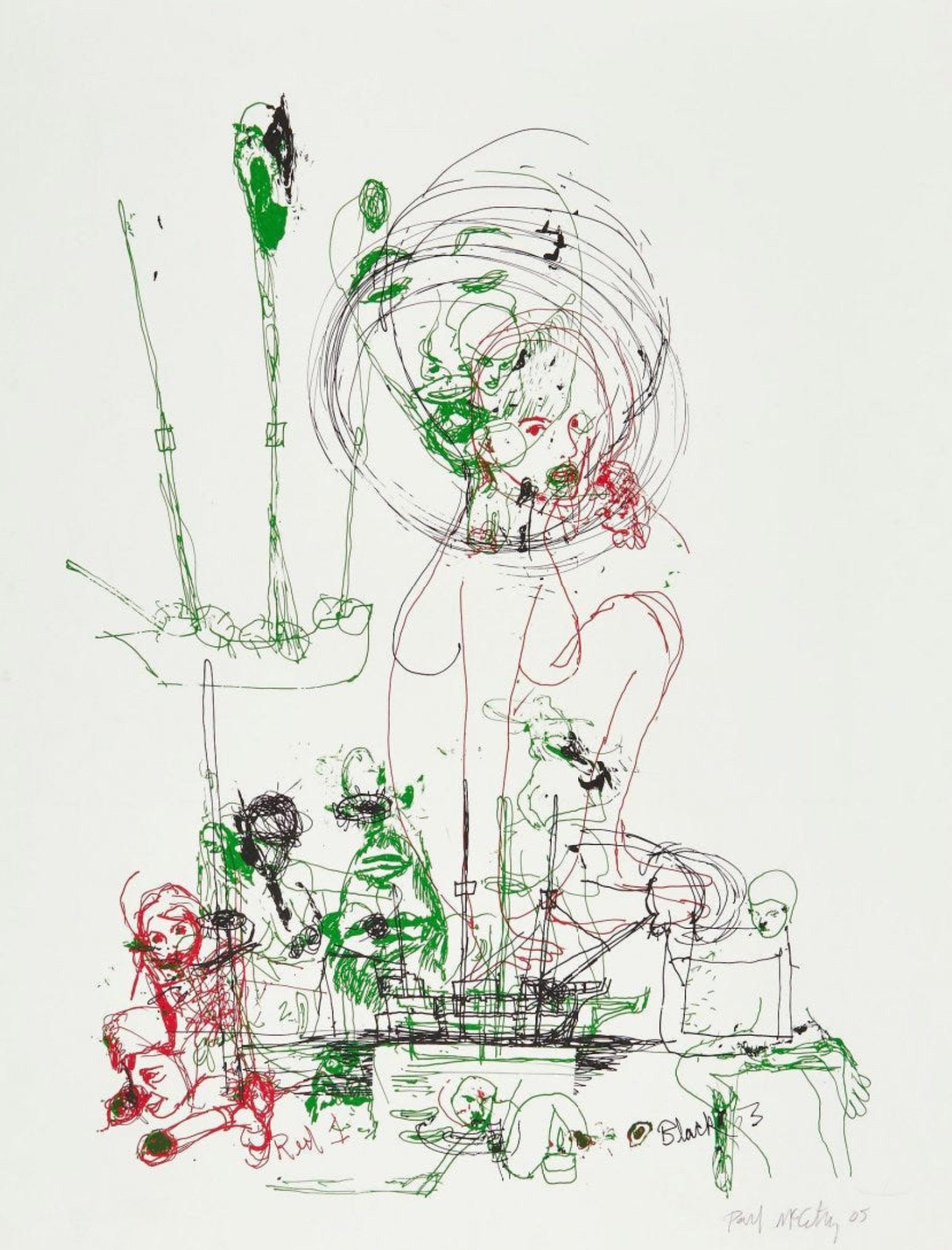 Mccarthy, Paul | Red, Green, Black, 2005 — available on Composition Gallery
