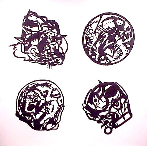 Nagy, Peter | Four Cancer Logos, 1988 — available on Composition Gallery