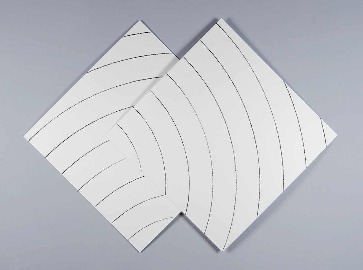 Morellet, Francois | Ondes parasites 3, 2014 — available on Composition Gallery