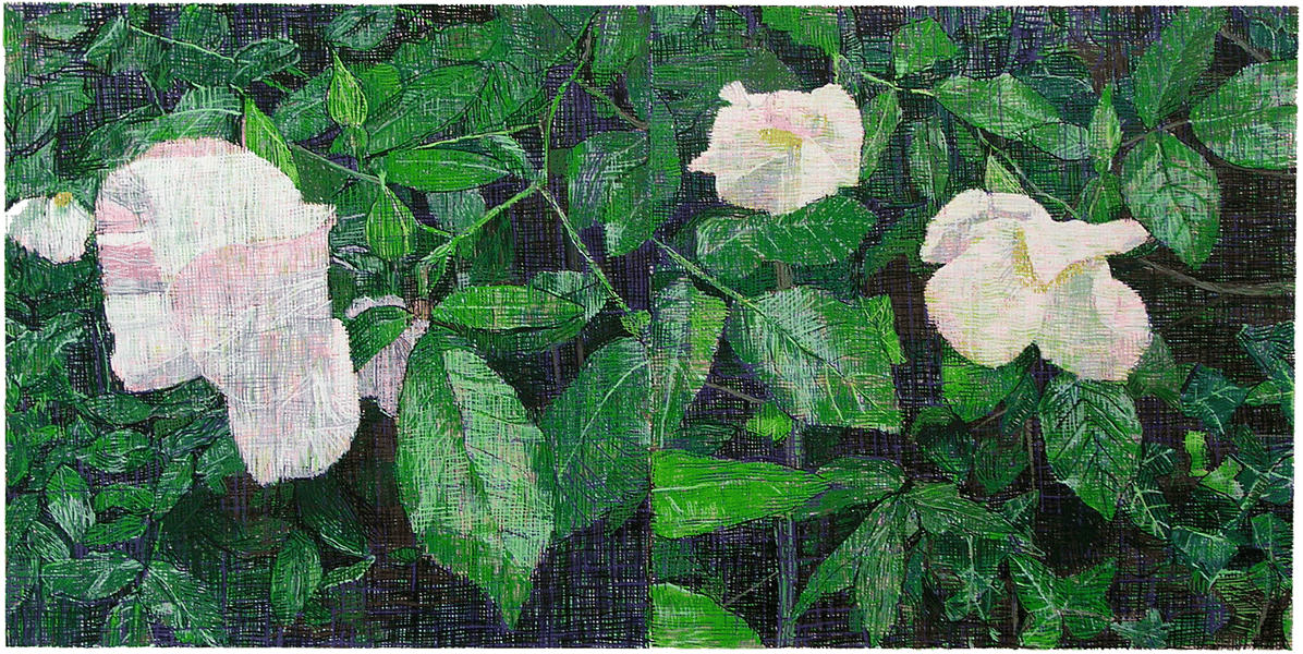 Bartlett, Jennifer | White Roses, 2013 — available on Composition Gallery